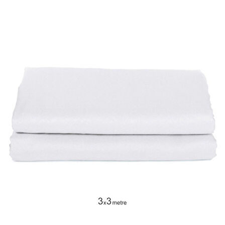 Gdx Seyyar Beyaz Fon Perde (Katlanabilir Kumaş) 3x3 Metre