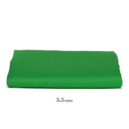 Gdx Seyyar Yeşil Fon Perde (Katlanabilir Kumaş) 3x3 Metre