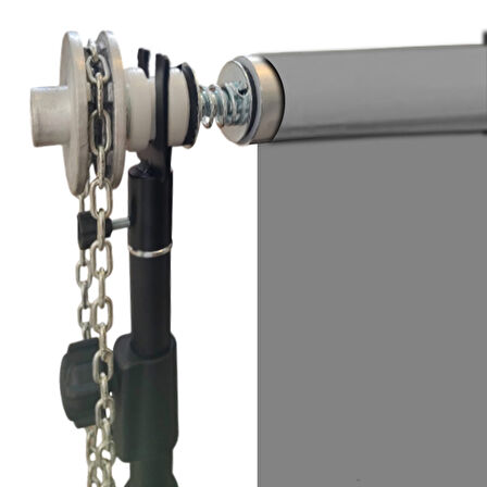 Gdx Seyyar Gri Fon Perde (Kumaş) 2.70x5.80 Metre