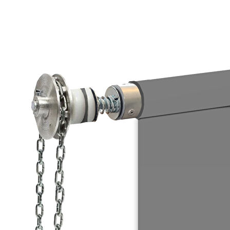 Gdx Sonsuz Gri Fon Perde (Kumaş) 2.70x5.80 Metre, Boru, Makara, Zincir