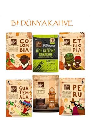 Bİ'DÜNYA FİLTRE KAHVE WORLD COFFEES 80 LER (6X 80 GR)