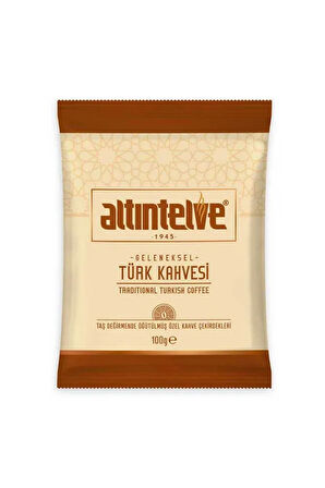 TÜRK KAHVESİ 5X100 GR (500 gr) TAŞ DEĞİRMENDE ÖĞÜTÜLMÜŞ