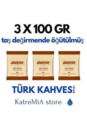 Öğütülmüş Türk Kahvesi 3 X100 gr