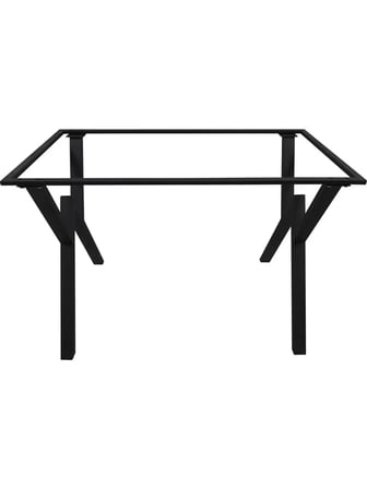 Retro X Ayak Metal Masa Ayağı - Üst Çerçeveli, Elektrostatik Boyalı 60x110 cm