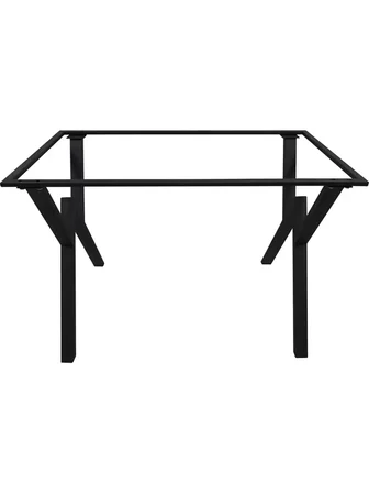 Retro X Ayak Metal Masa Ayağı - Üst Çerçeveli, Elektrostatik Boyalı 60x110 cm