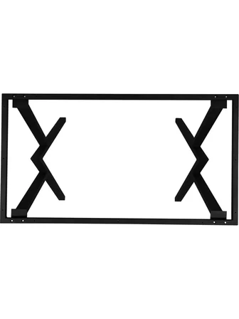Retro X Ayak Metal Masa Ayağı - Üst Çerçeveli, Elektrostatik Boyalı 60x110 cm