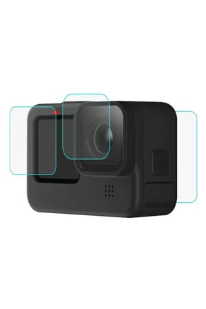 Gopro Hero 9 10 11 12 Tamperli 3 Parça Kırılmaz Cam Ekran Koruyucu