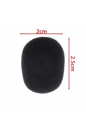 3 ADET Mini Yaka Mikrofon Süngeri Kürsü Mikrofon Süngeri
