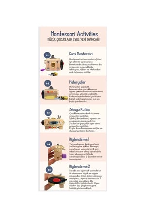 Oyuncak Doğal Çam Ahşap Montessori Eğitici Aktivite Küpü İnce Motor Geliştirici