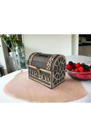 Klitli Tip Box Bahşiş Kutusu ve Kumbara Sandık Tipi Tipbox