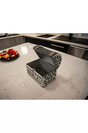 Klitli Tip Box Bahşiş Kutusu ve Kumbara Sandık Tipi Tipbox