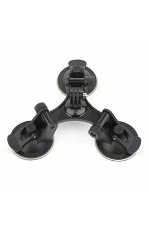 Gopro Hero 13 12 11 9 8 7 6 5 4 3 Aksiyon Kamerası Vantuzlu 3lü Bağlantı Aracı