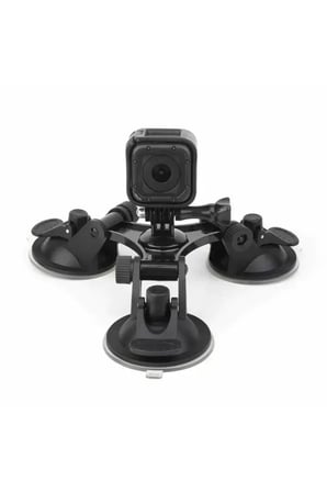 Gopro Hero 13 12 11 9 8 7 6 5 4 3 Aksiyon Kamerası Vantuzlu 3lü Bağlantı Aracı