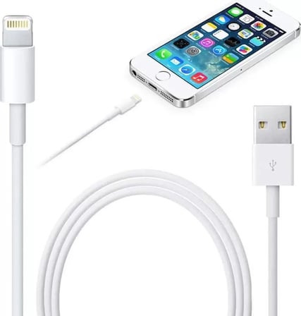 iPhone Uyumlu İpad İpod Lightning 2.4A Hızlı Şarj Kablosu ve Data Kablosu 1