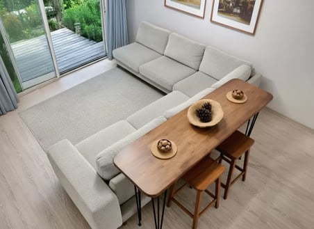 %100 Masif Bar Masası | Mutfak Adası, Kahve Köşesi, Yemek Masası, Oturma Odası Bistro 120x40