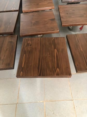 Kütük Masa Üstü 70X70.CM