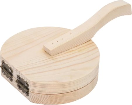 Masif Ahşap Hamur Pressi - Mutfak Hamur Bastırma Aparatı 20 Cm