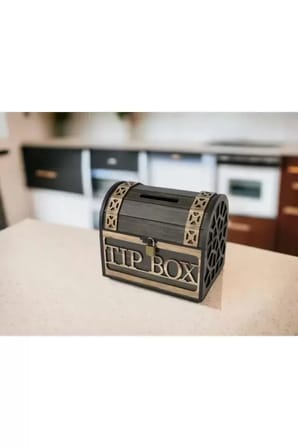 Klitli Tip Box Bahşiş Kutusu ve Kumbara Sandık Tipi Tipbox