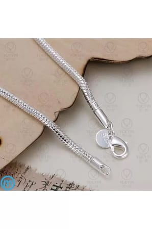 Bileklik 925 Ayar Gümüş Charm Takılabilir Kadın Erkek Unisex Gümüş Yılan Hediye