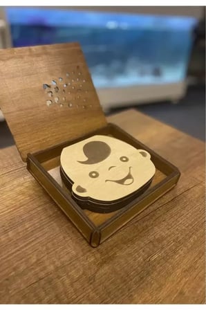 Kız Bebek Süt Dişleri Göbek Bağı ve Saç Saklama Anı Albüm Kutusu Bebek Hediyesi