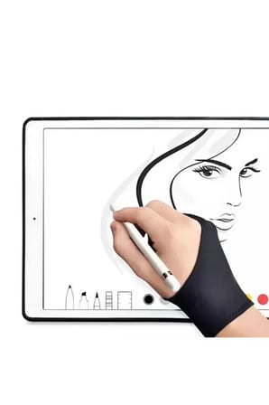 Grafikerler için Profesyonel Grafik Tablet Çizim Eldiveni