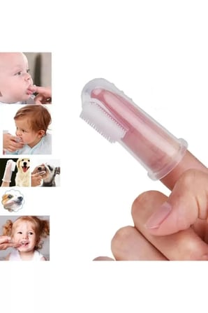 Erkek Ahşap Bebek Yüzlü Diş Albümü Saklama Anı Kutusu ve Parmak Dil Temizleyici