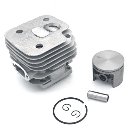 Kmtmak Husqvarna 268 Motorlu Testere Silindir Piston Set-Nikasil Kaplama 50mm(ALP PİSTONLU )Kesim Motoru Gömlek Piston