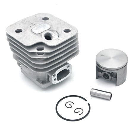 Kmtmak Husqvarna 268 Motorlu Testere Silindir Piston Set-Nikasil Kaplama 50mm(ALP PİSTONLU )Kesim Motoru Gömlek Piston