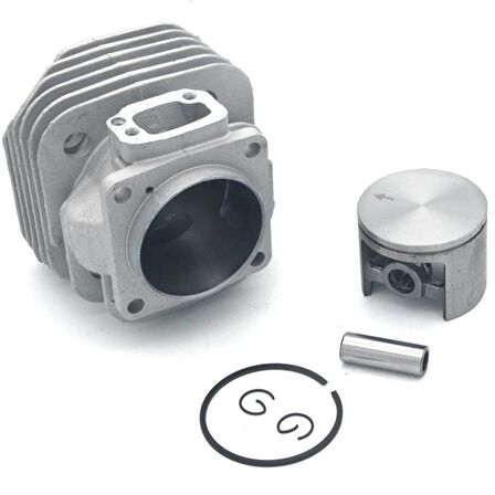 Kmtmak Husqvarna 268 Motorlu Testere Silindir Piston Set-Nikasil Kaplama 50mm(ALP PİSTONLU )Kesim Motoru Gömlek Piston