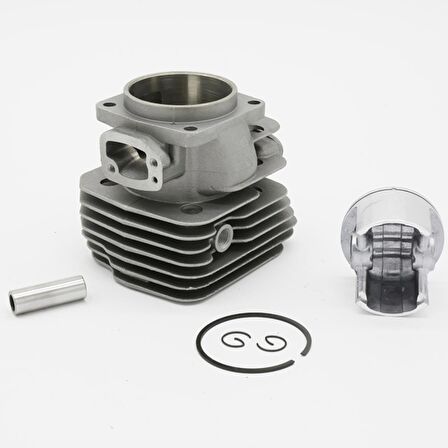 Kmtmak Husqvarna 288 Motorlu TesterenSilindir Piston Set 54 mm Kesim Motoru Gömlek Piston