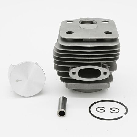 Kmtmak Husqvarna 288 Motorlu TesterenSilindir Piston Set 54 mm Kesim Motoru Gömlek Piston