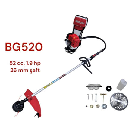 Kmtmak Solax Bg520 Sırt Tipi Motorlu Tırpan