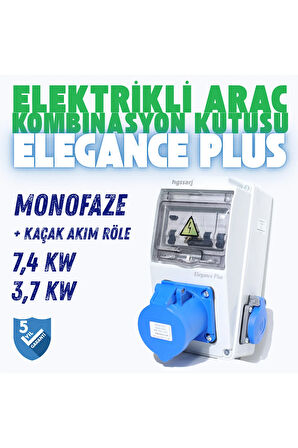 'Elegance PLUS'' Elektrikli Araç Kombinasyon Kutusu, Tesla Blue Adaptöre Uyumlu+K.A.Röle V i k o / P a n a s o n i c