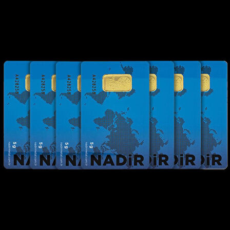 RimaGold 7 Adet 5 gr 24 Ayar NadirGold Gram Altın