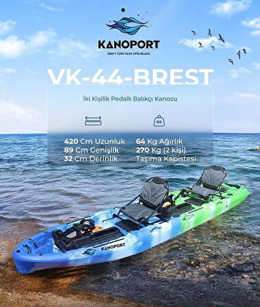 KANOPORT ÇİFT KİŞİLİK BALIKÇI KANOSU