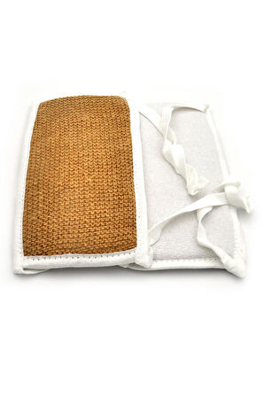 Doğal Jüt İp Banyo Sırt Lifi Hamam Sırt Kesesi 15x27 cm.