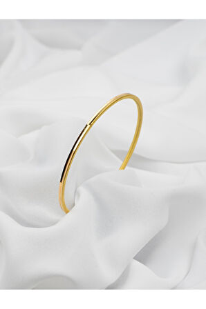 10 Gr 22 Ayar Altın Oluklu Ajda Bilezik, Beden 54- 56-58-60-62-64-66-68-70 , Işçiliksiz Yatırımlık