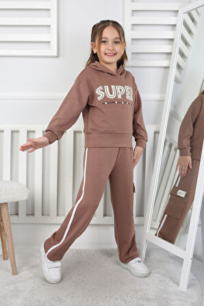 Super Baskılı Kız Çocuk Alt Üst Takım 200735