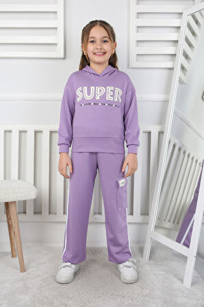 Super Baskılı Kız Çocuk Alt Üst Takım 200735