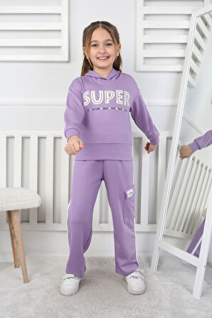 Super Baskılı Kız Çocuk Alt Üst Takım 200735
