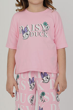 Daisy Duck Baskılı Kız Çocuk Alt Üst Takım 