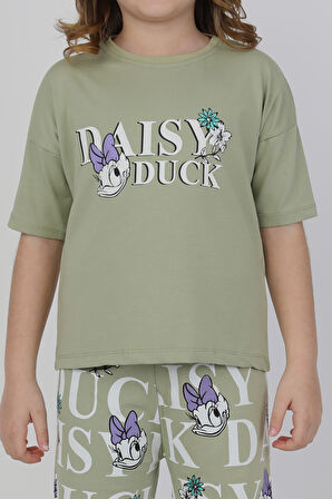 Daisy Duck Baskılı Kız Çocuk Alt Üst Takım 