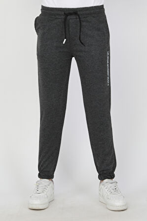 Lıfe Means Yazılı Unisex Çocuk Alt Eşofman 4187