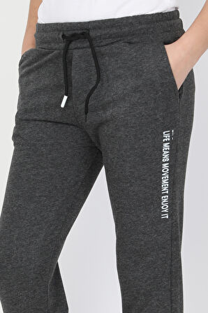 Lıfe Means Yazılı Unisex Çocuk Alt Eşofman 4187