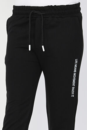 Lıfe Means Yazılı Unisex Çocuk Alt Eşofman 4187