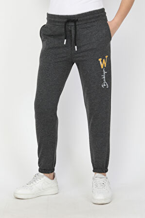 W Brooklyn baskılı Unisex Çocuk Eşofman Altı 4189