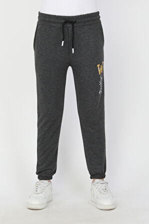 W Brooklyn baskılı Unisex Çocuk Eşofman Altı 4189