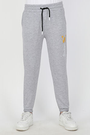 W Brooklyn baskılı Unisex Çocuk Eşofman Altı 4189