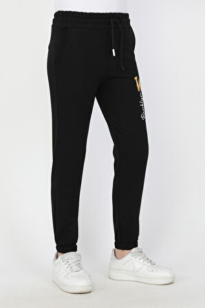 W Brooklyn baskılı Unisex Çocuk Eşofman Altı 4189