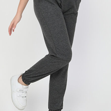 Bel Paça Lastikli Unisex Çocuk Düz Renk Eşofman Altı 0012-0011